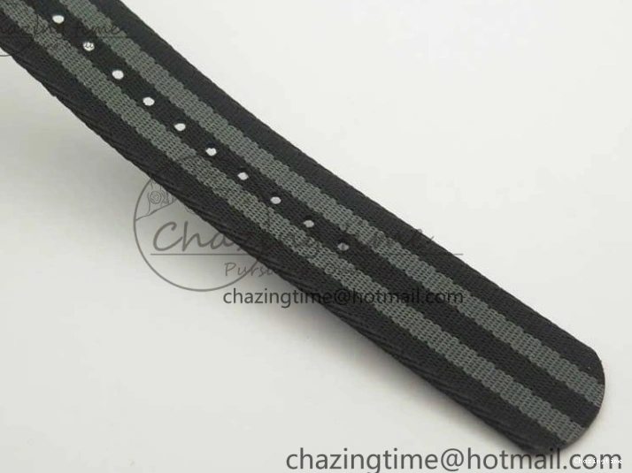 0113 2018 Seamaster Diver 300M VSF Best Edition Black Ceramic Dial on Black Gray Nato Strap A Unique 8057